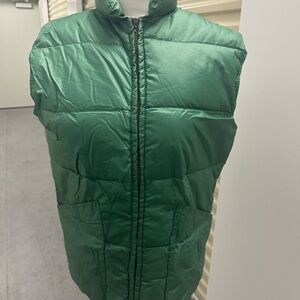 Vintage Iowa Made Green Men's Puffer Vest